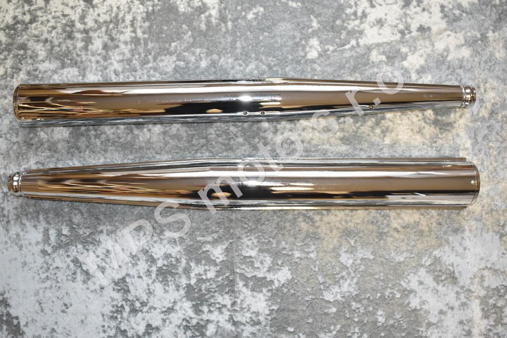 Tlumič výfuku úplný - 95cm bez prolisu (pár) TW