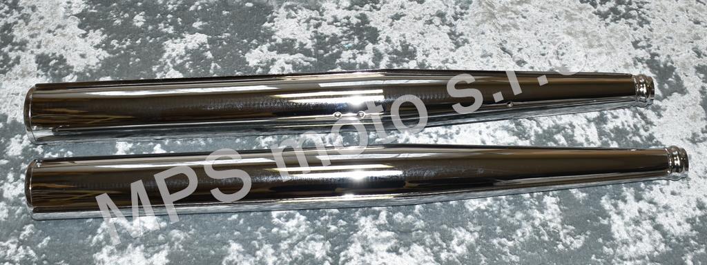 Tlumič výfuku úplný - 103cm bez prolisu (pár)