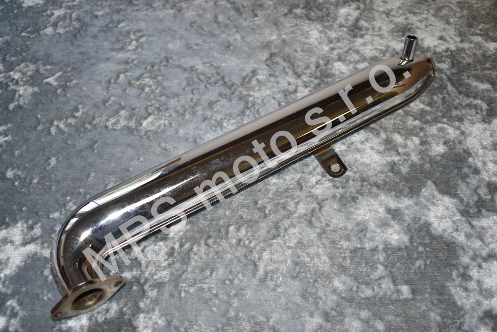 Výfuk úplný 555/držák nahoru rovný