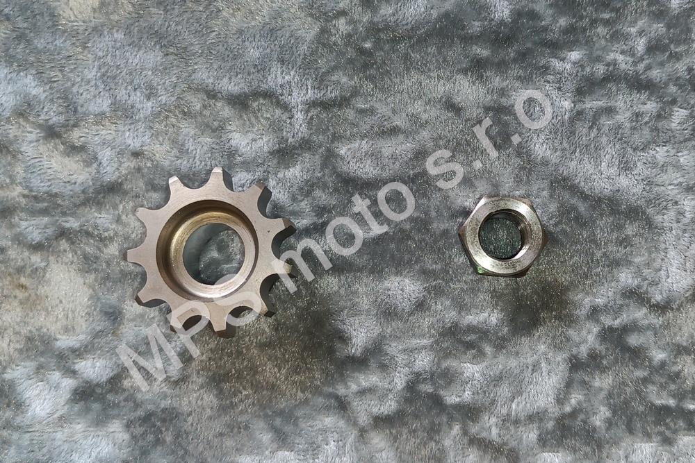 Primární kolečko 11 zubů + matice (TUNING) Jawa 50 Pionýr