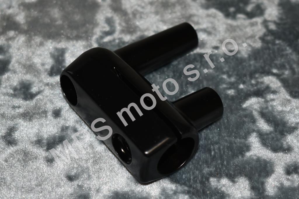 Záchyt držadla levý černý mat.