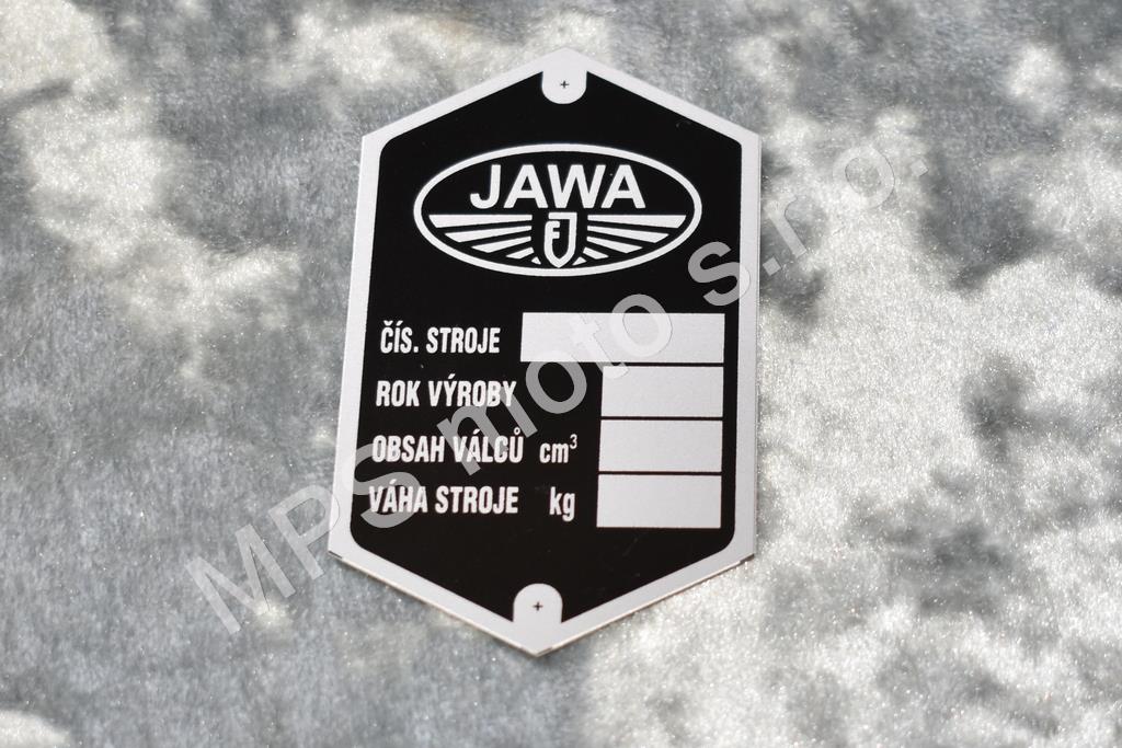 Typový štítek rámu Pérák/FJ (585516)