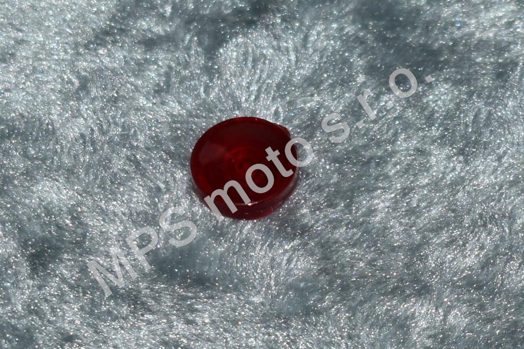 Sklo kontrolky červené