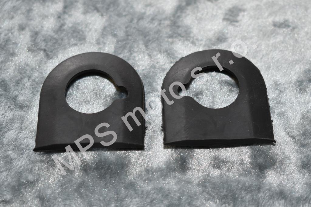 Gumová průchodka  řidítek - pár