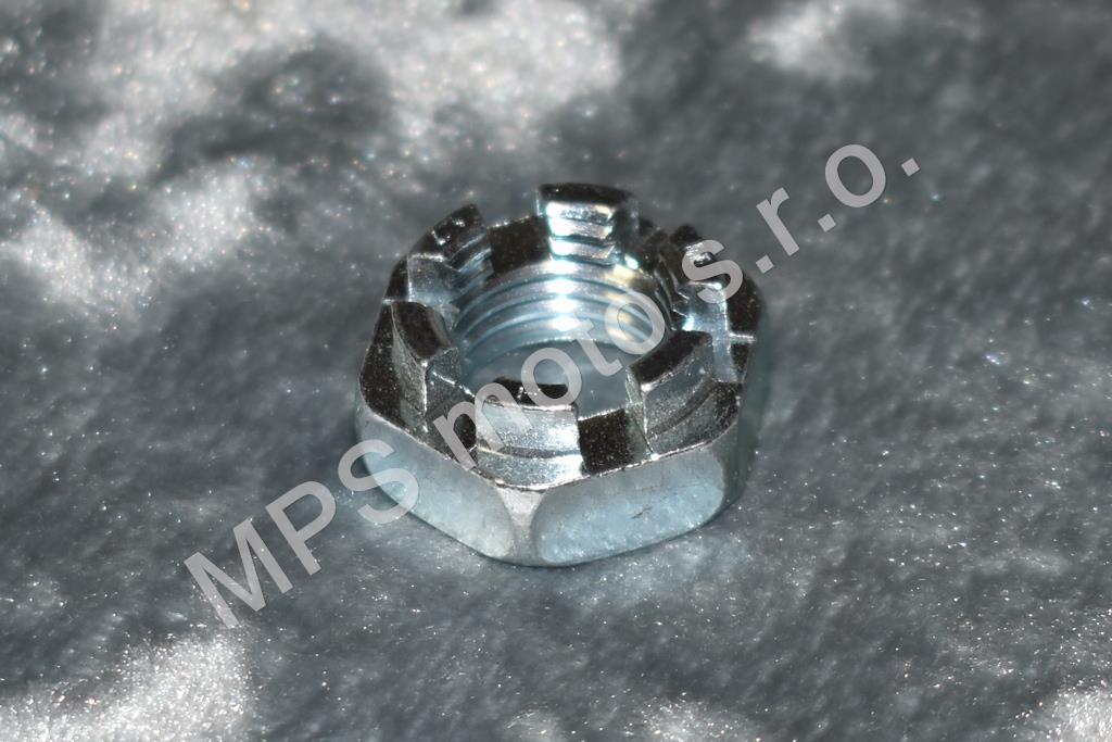 Matice osky přední M 14x1.5 korunková