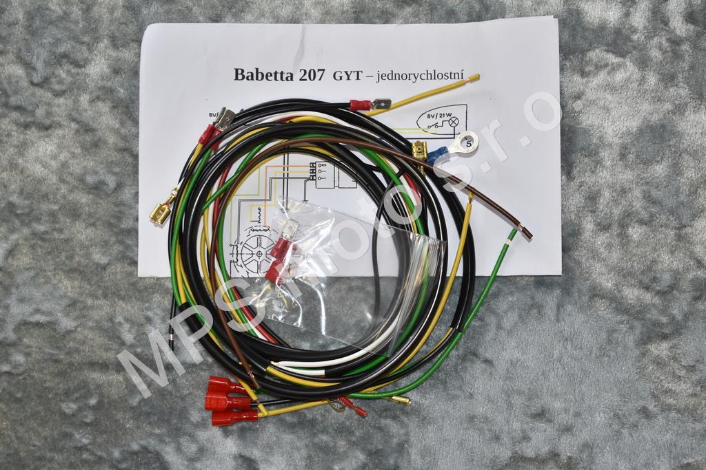 Hlavní svazek kabelů B 207 - GYT