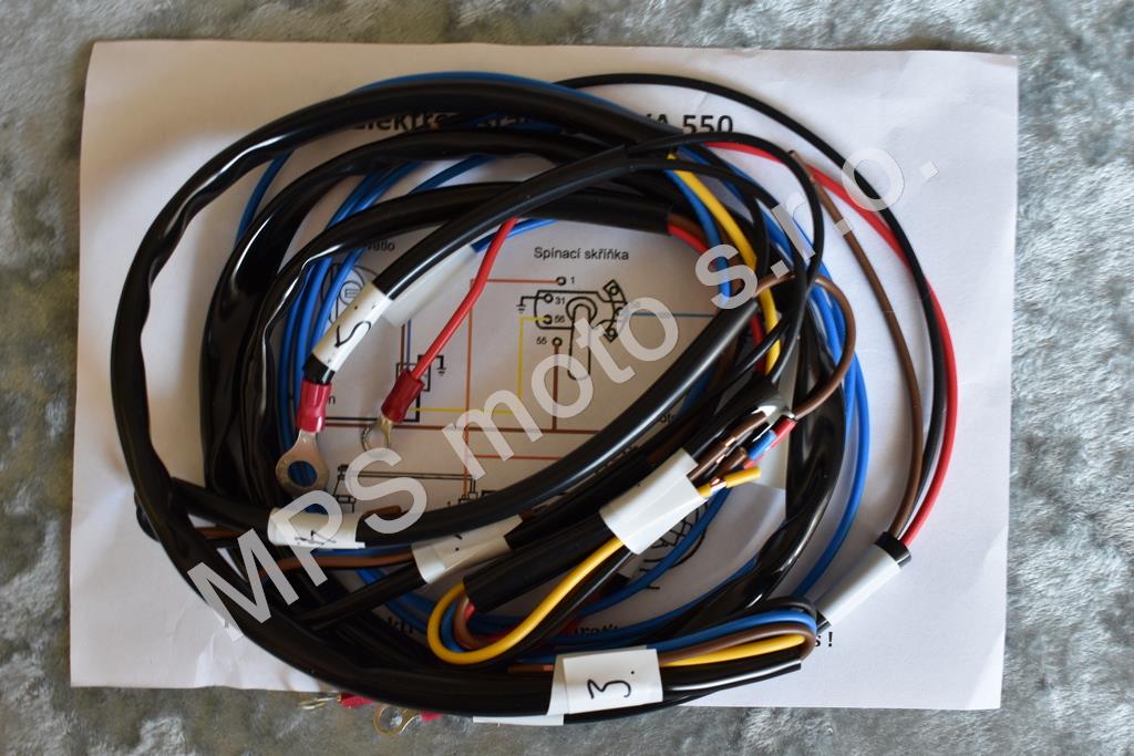 Hlavní svazek kabelů J 550