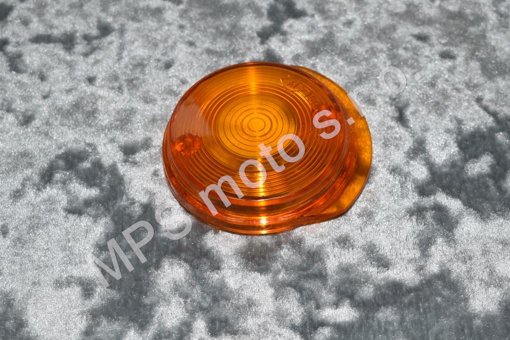 Sklo směrovky kulaté - přední