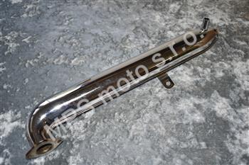 Výfuk úplný 555/držák nahoru rovný