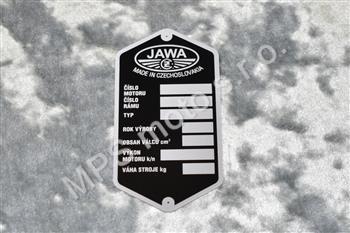 Typový štítek rámu JAWA/ČZ (585519)