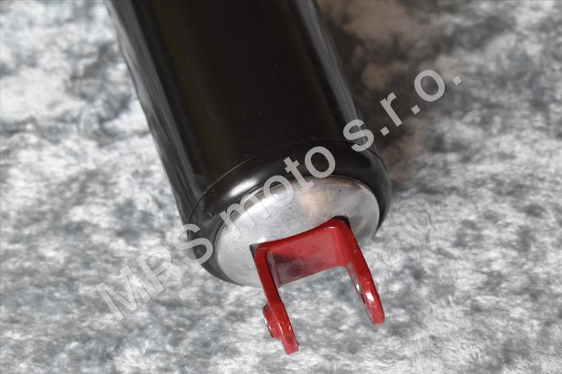 Tlumič zadní s vidličkou J-ČZ (plast vrch,spodek plech)