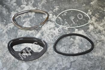 Sklo tachometru Panelka do 140km (sada)