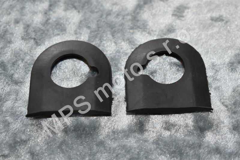 Gumová průchodka  řidítek - pár