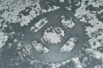 Ozubené kolo rozety Kýv.-talíř na přelisování 46z (pálená)