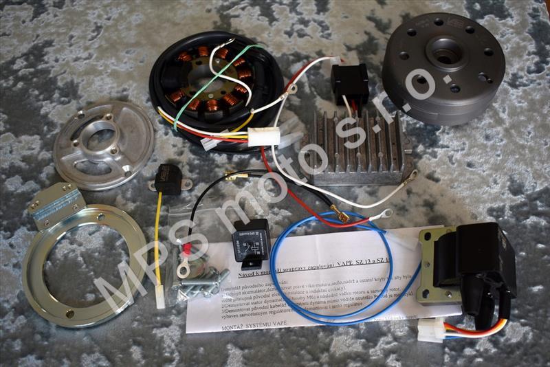 Souprava zapalování  6V/jednoválec